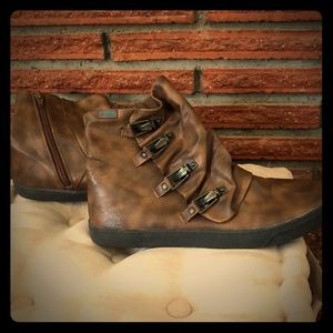 Brown Blowfish Booties